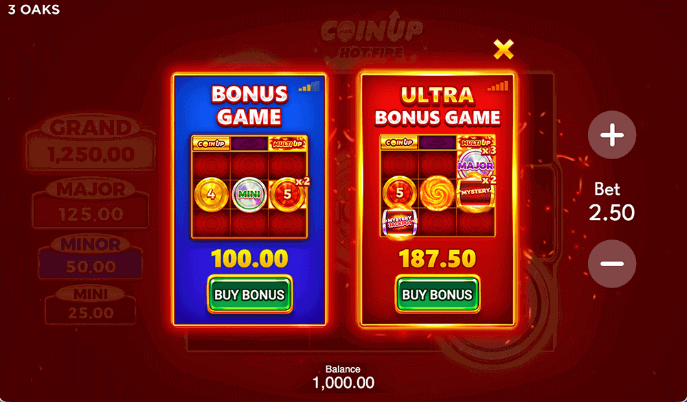 Покупка бонуса в Coin UP